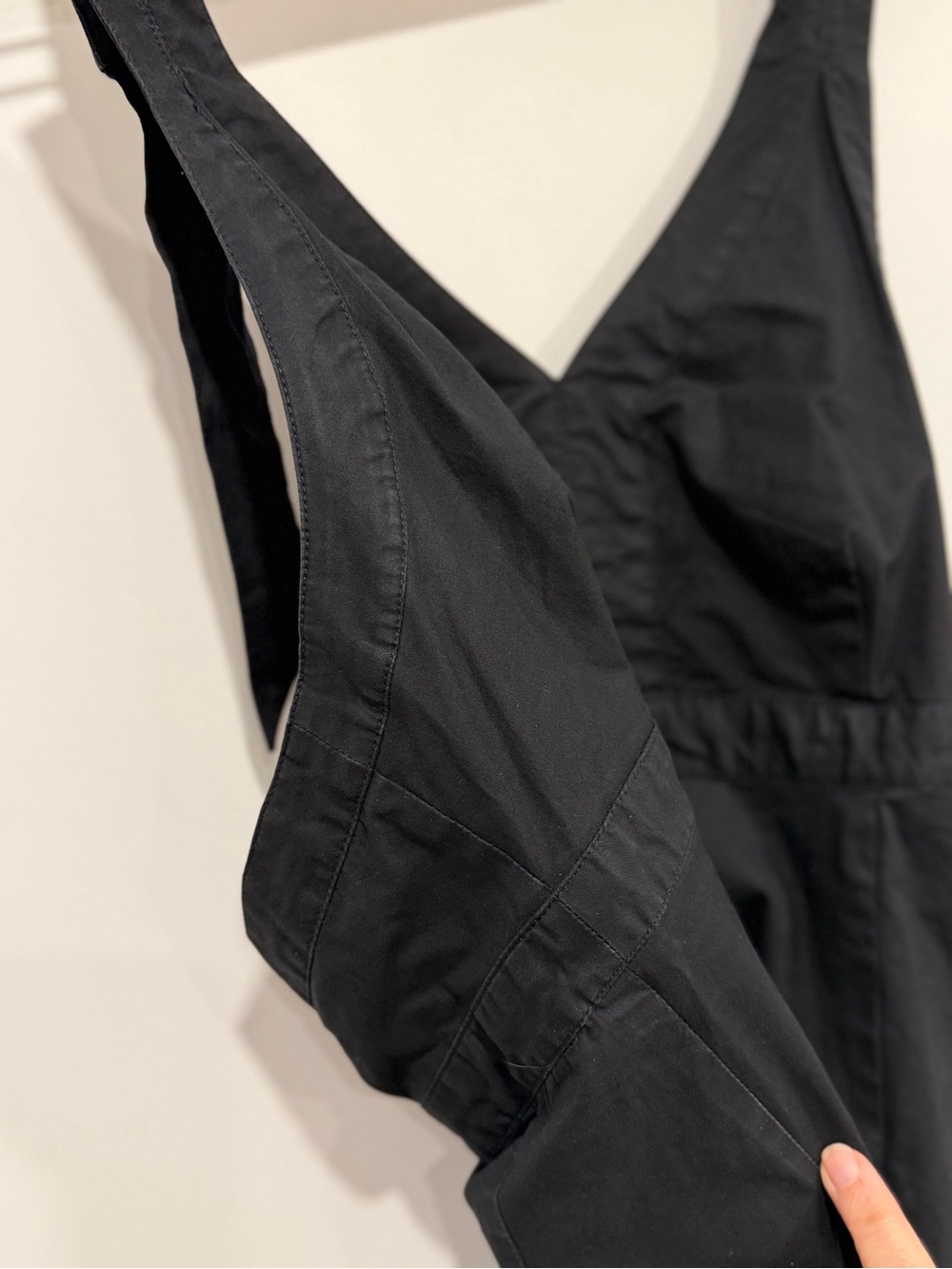 Vintage, Y2K, GAP Black Halter Mini Dress - Picture 11 of 16